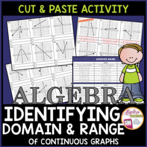 Identifying the Domain and Range of Continuous Graphs