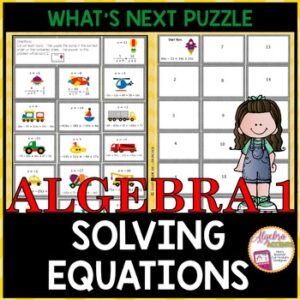 Solving Equations Puzzle