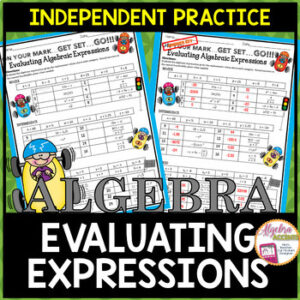 Evaluating Algebraic Expressions