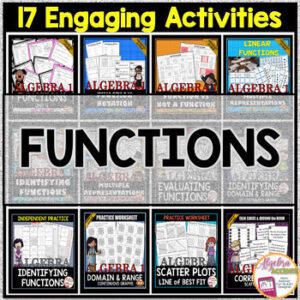 BACK TO SCHOOL | ALGEBRA 1 FUNCTIONS Bundle