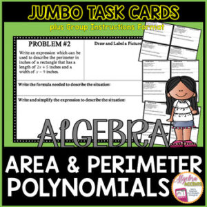 Polynomials Area and Perimeter Word Problems