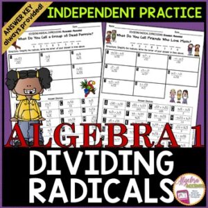 Rationalizing the Denominator | Dividing Radicals Practice with Riddles