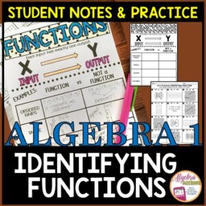 Function or Not Student Notes and Practice