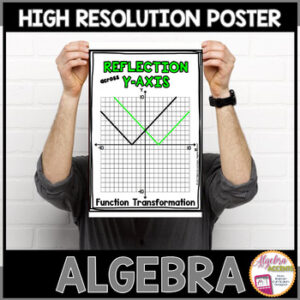 Algebra Poster Reflection across Y-Axis
