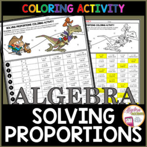 Solving Proportions Coloring Activity