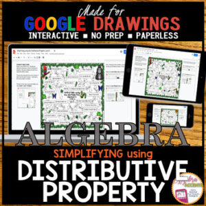 GOOGLE Simplifying Expressions w Distributive Property Mazes