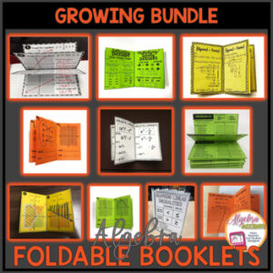Back to School Algebra 1 Curriculum | Interactive Notebook | Foldable Booklets